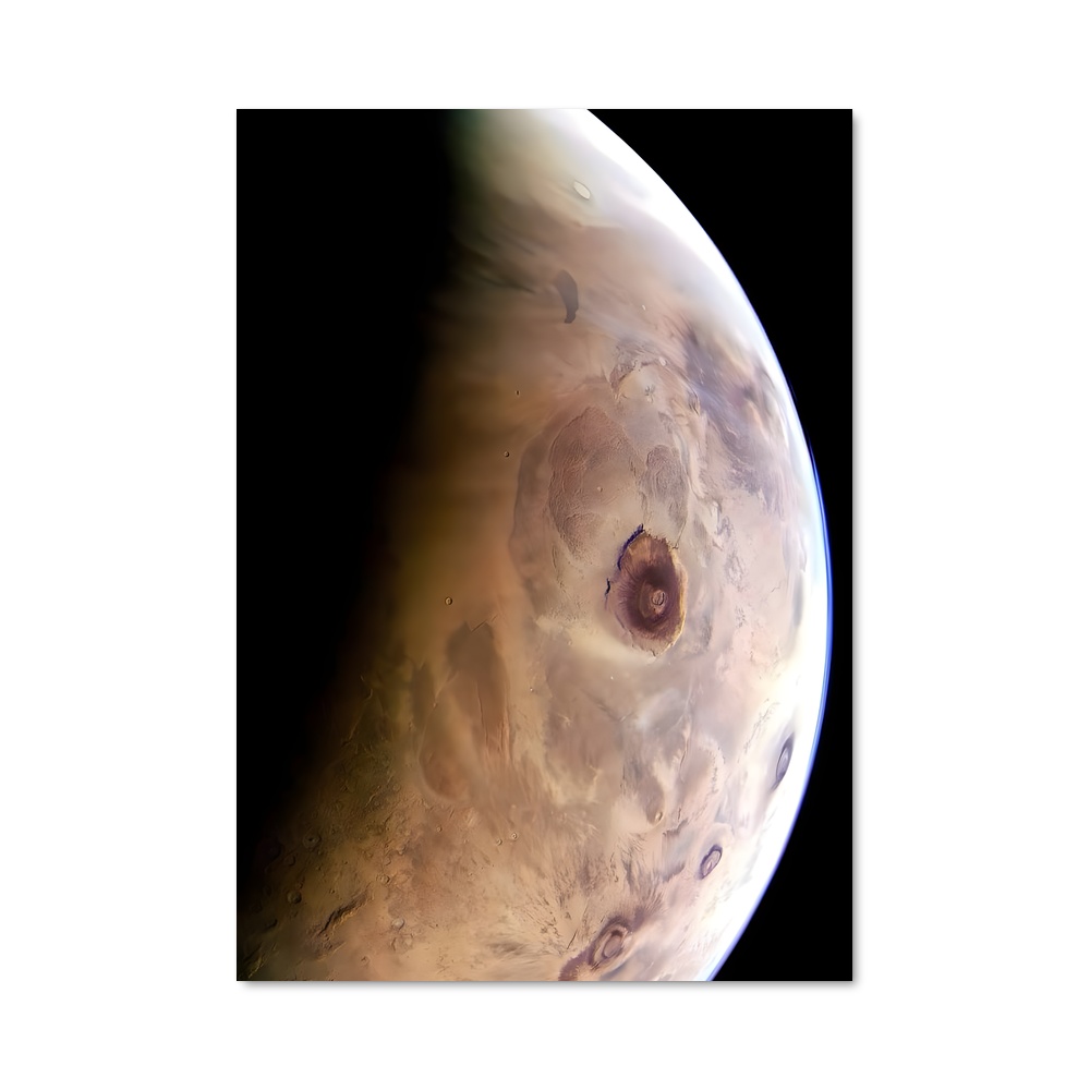 Poster Mystères de Mars – affiche Système solaire